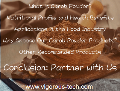 What is Carob Powder?