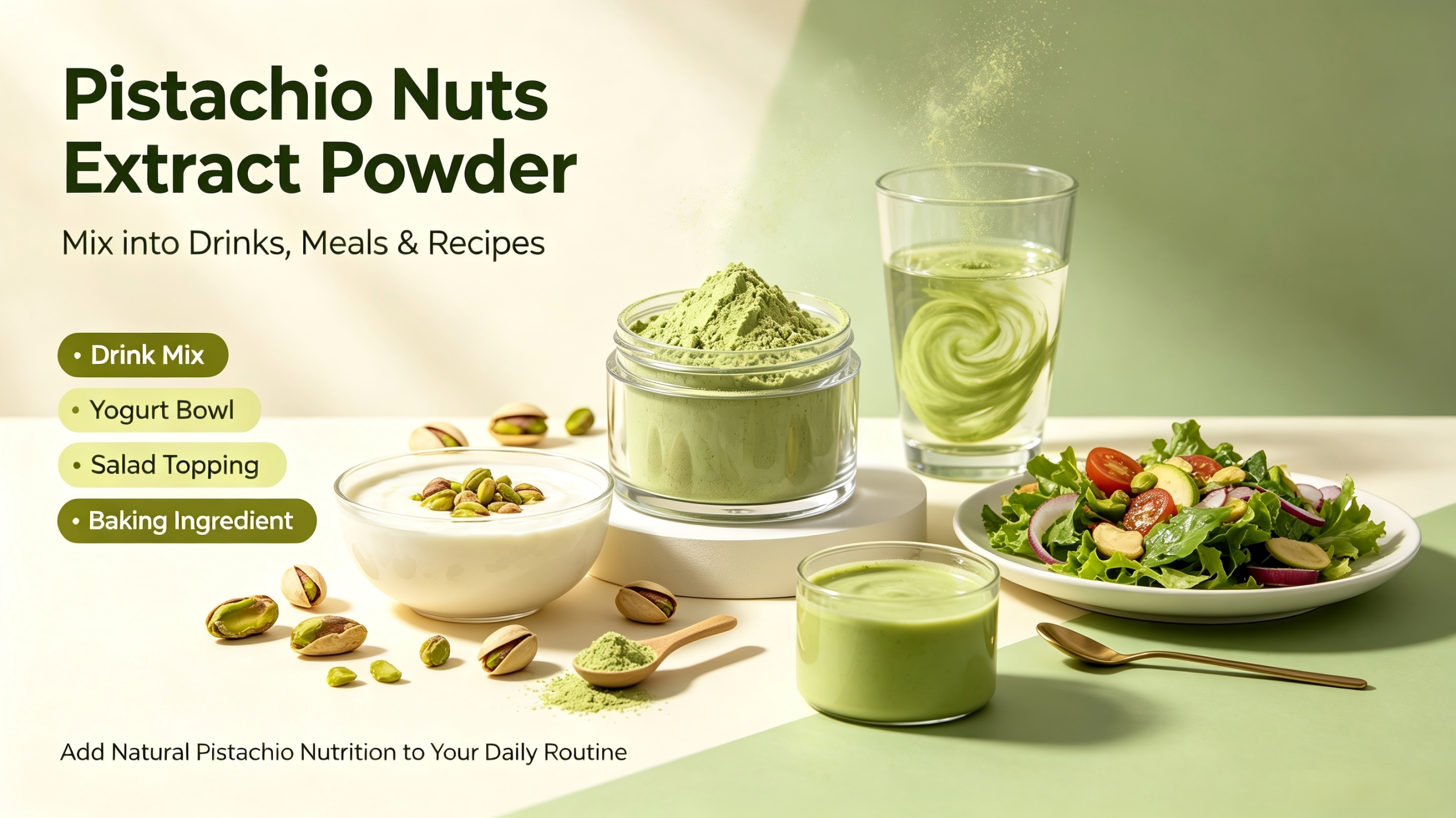 Pistachio Nuts Extract: Premium Natural Ingredient for Functional Foods, Supplements & Beauty Applications