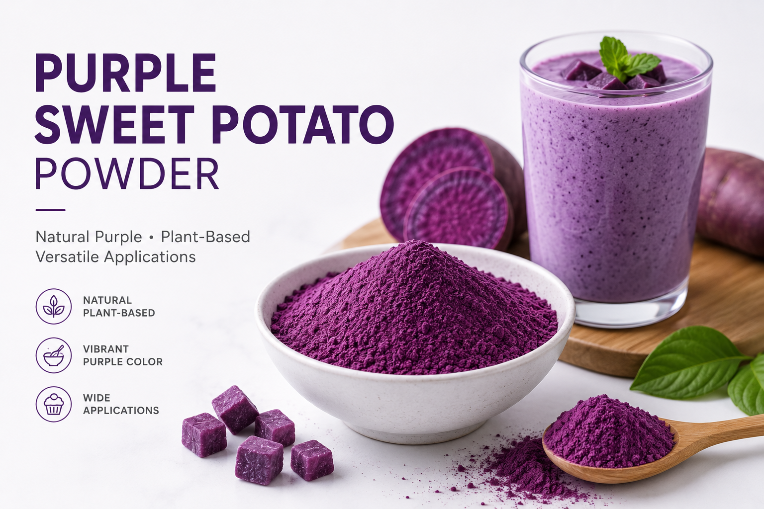 Why Is Purple Becoming the Next Big Color in Food? The Growing Potential of Purple Sweet Potato Powder