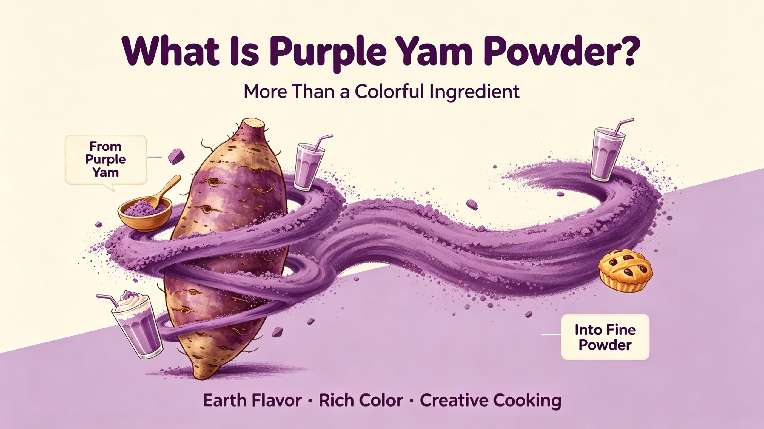What Is Purple Yam Powder? A Complete Guide to Authentic Ube, Uses, Benefits & Global Food Trends