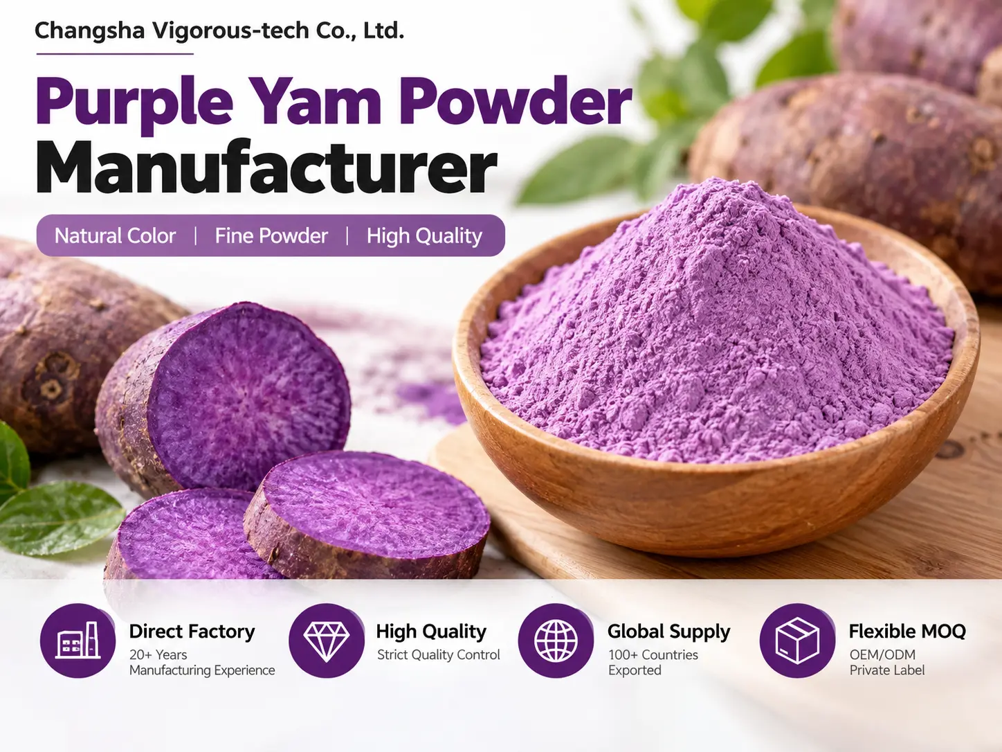 Purple Yam Powder Manufacturer: A Complete Guide to Authentic Ube Powder, Quality Standards, and Bulk Sourcing