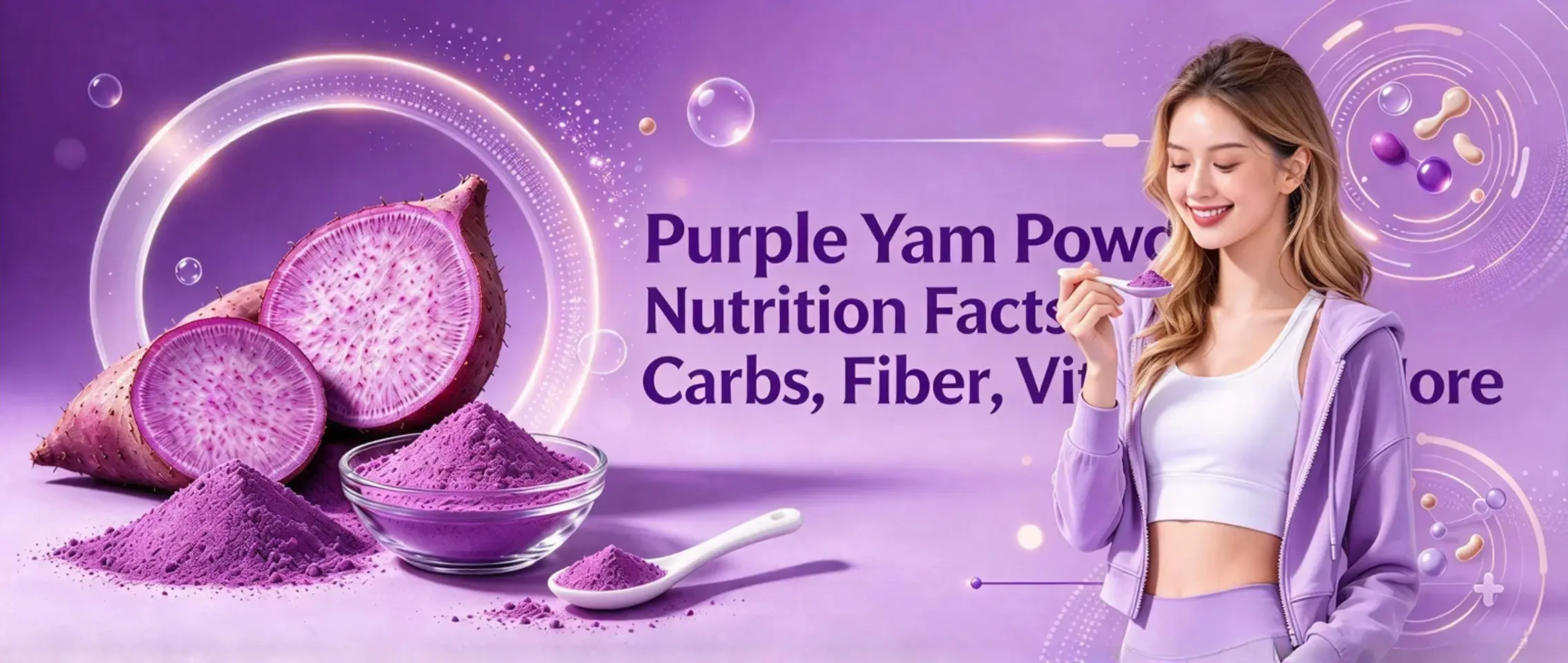 Purple Yam Powder Nutrition Facts: Calories, Carbs, Fiber, Vitamins & More