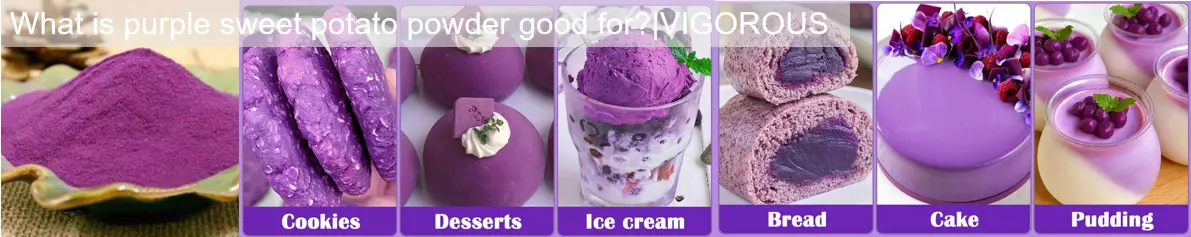 What is purple sweet potato powder good for?