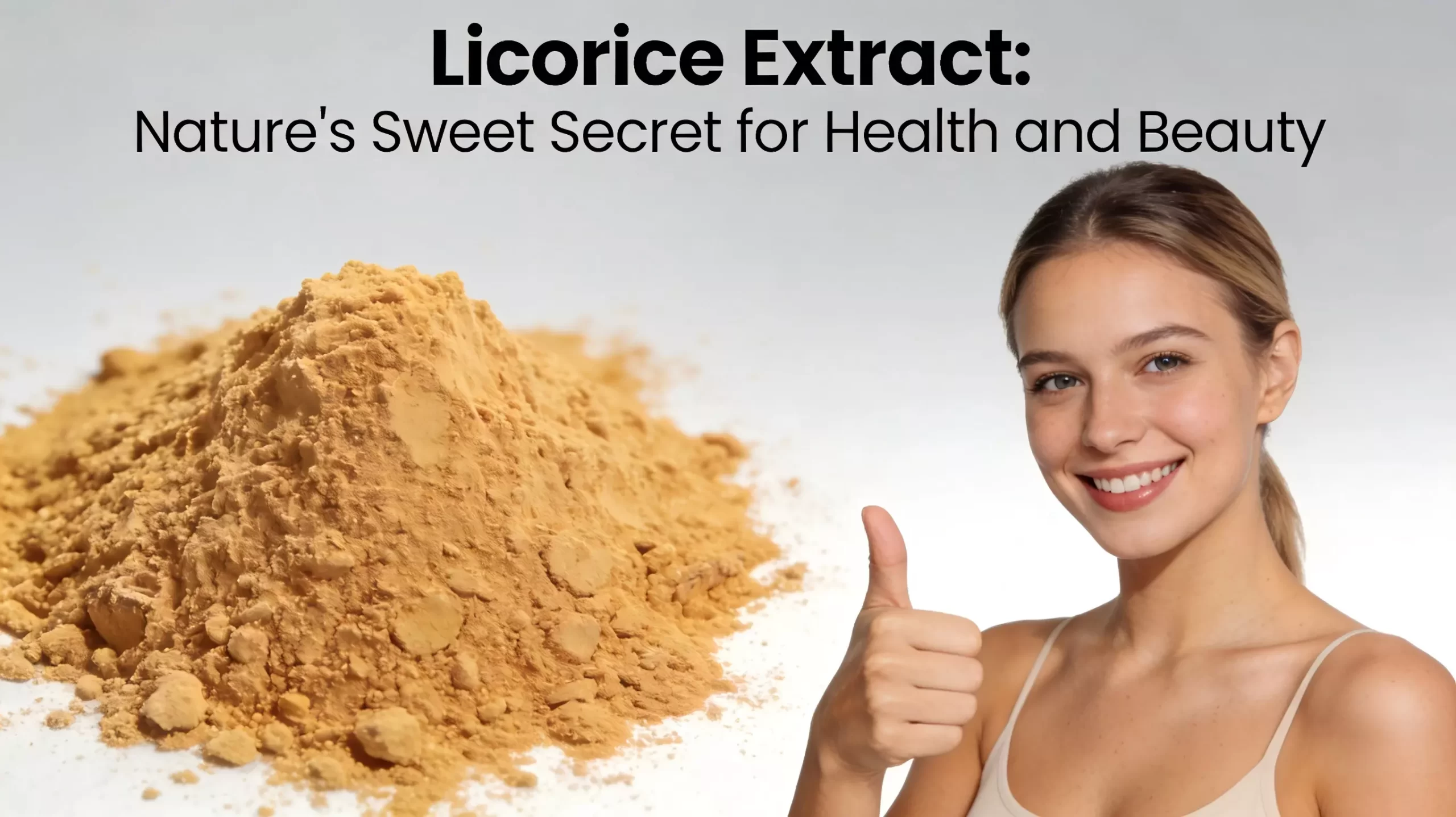 Premium Licorice Extract: Natural Glycyrrhizin & Flavonoids for Food, Cosmetics & Supplements